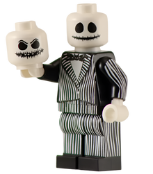 Nightmare Christmas Guy - BigKidBrix Custom Printed Minifig