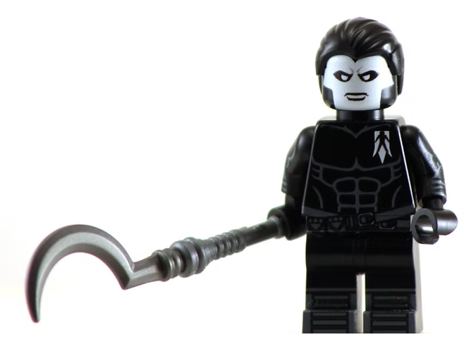 Man of Shadow - BigKidBrix Custom Printed Minifig