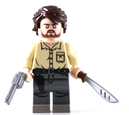 Walking Dead Rick - BigKidBrix Custom Printed Minifig