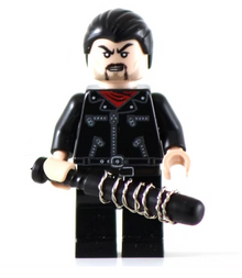 Walking Dead Negan - BigKidBrix Custom Printed Minifig