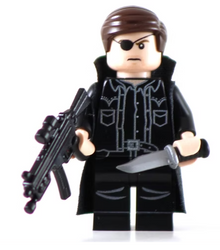 Walking Dead Governor - BigKidBrix Custom Printed Minifig