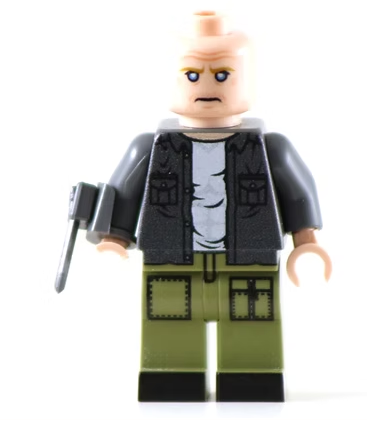 Walking Dead Merle - BigKidBrix Custom Printed Minifig