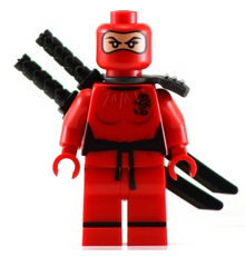 Ninja Girl - BigKidBrix Custom Printed Minifig