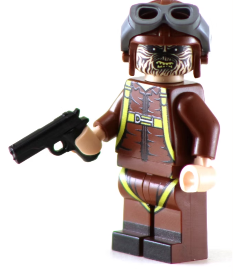 Aces High Ed D. - BigKidBrix Custom Printed Minifig