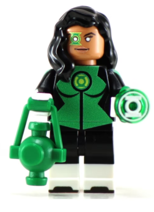 Jessi Ruze Green Torch Custom Printed Minifig using LEGO Parts