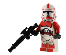 Shock Infantry Trooper Red - BigKidBrix Custom Printed Minifig