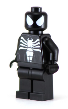 Spider Fighter Black Suit - BigKidBrix Custom Printed Minifig