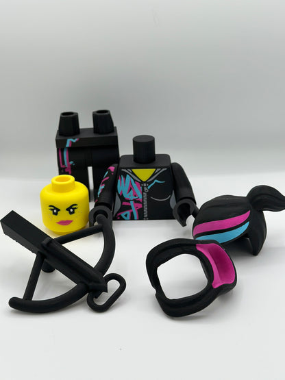 Wild Style - Custom 3D Printed Megafig