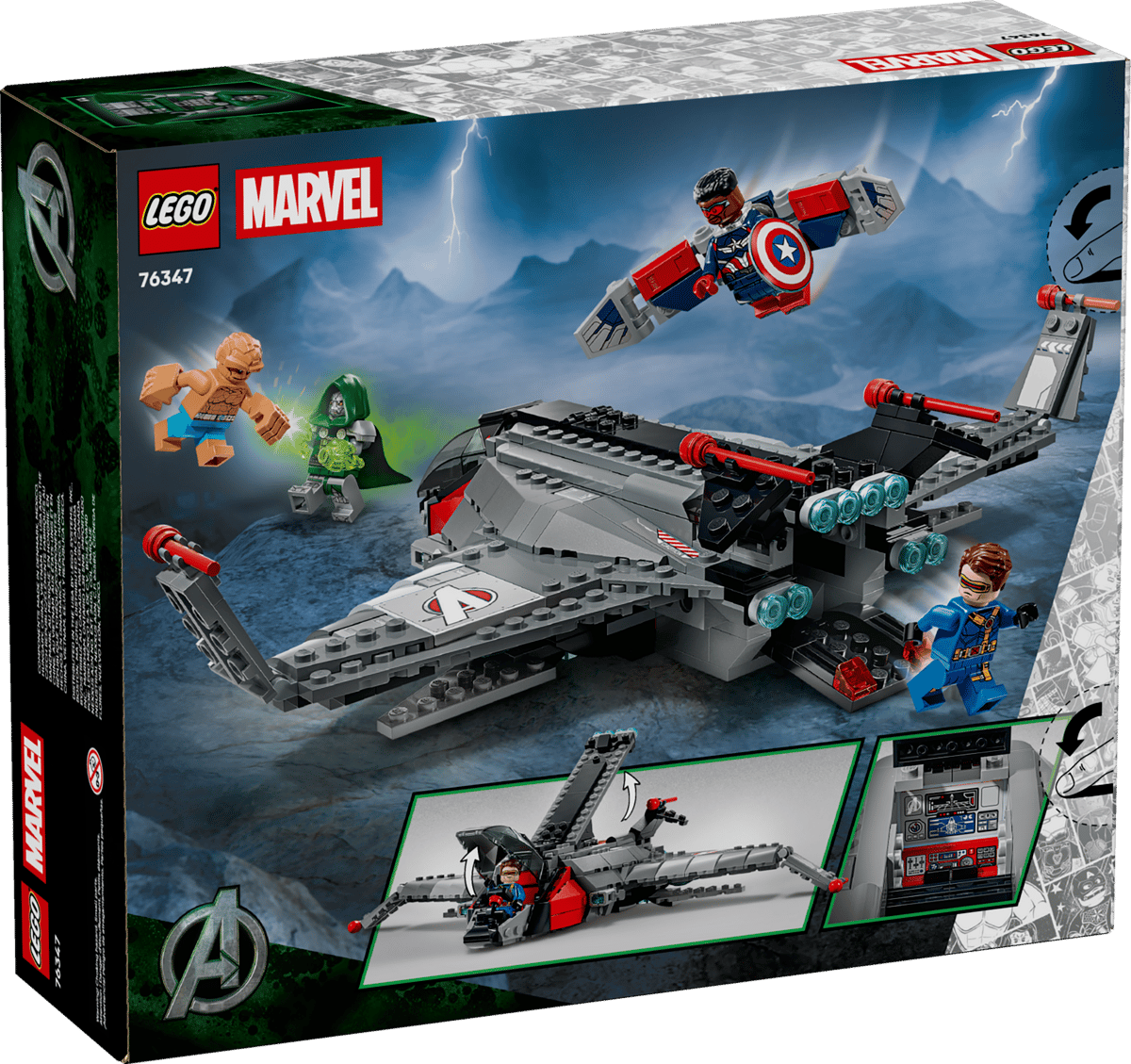 LEGO Marvel 76347 Avengers: Doomsday Quinjet