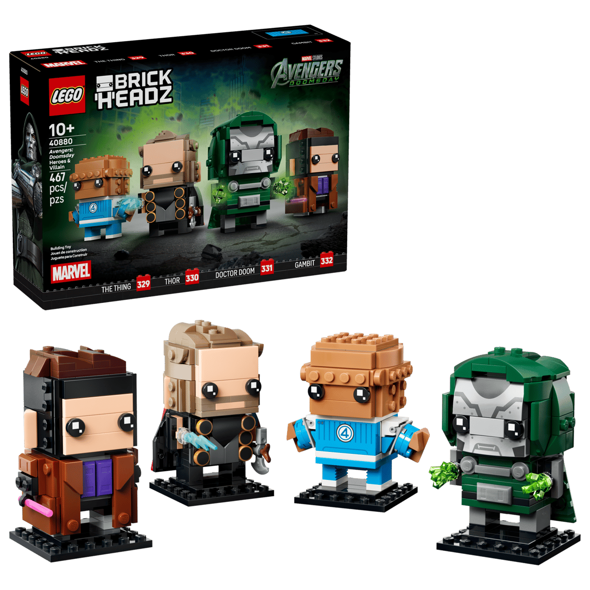 LEGO BrickHeadz 40880 Avengers: Doomsday Heroes & Villain