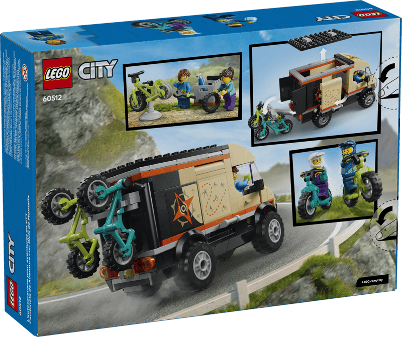 LEGO City 60512 Mountain Bike Adventure Van