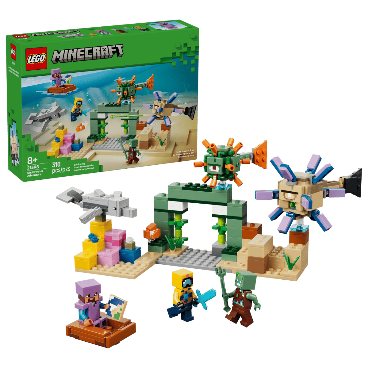 LEGO Minecraft 21598 Underwater Adventure