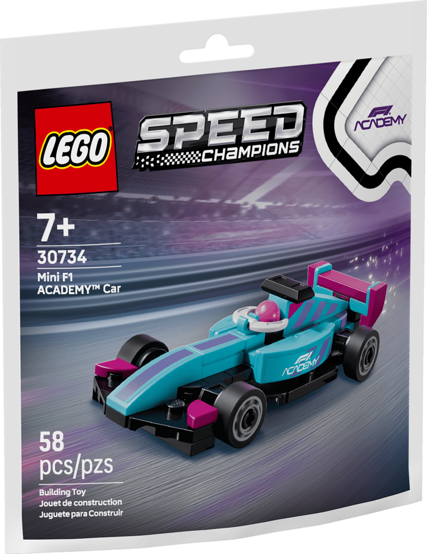 LEGO Speed Champions 30734 Mini F1 ACADEMY Car
