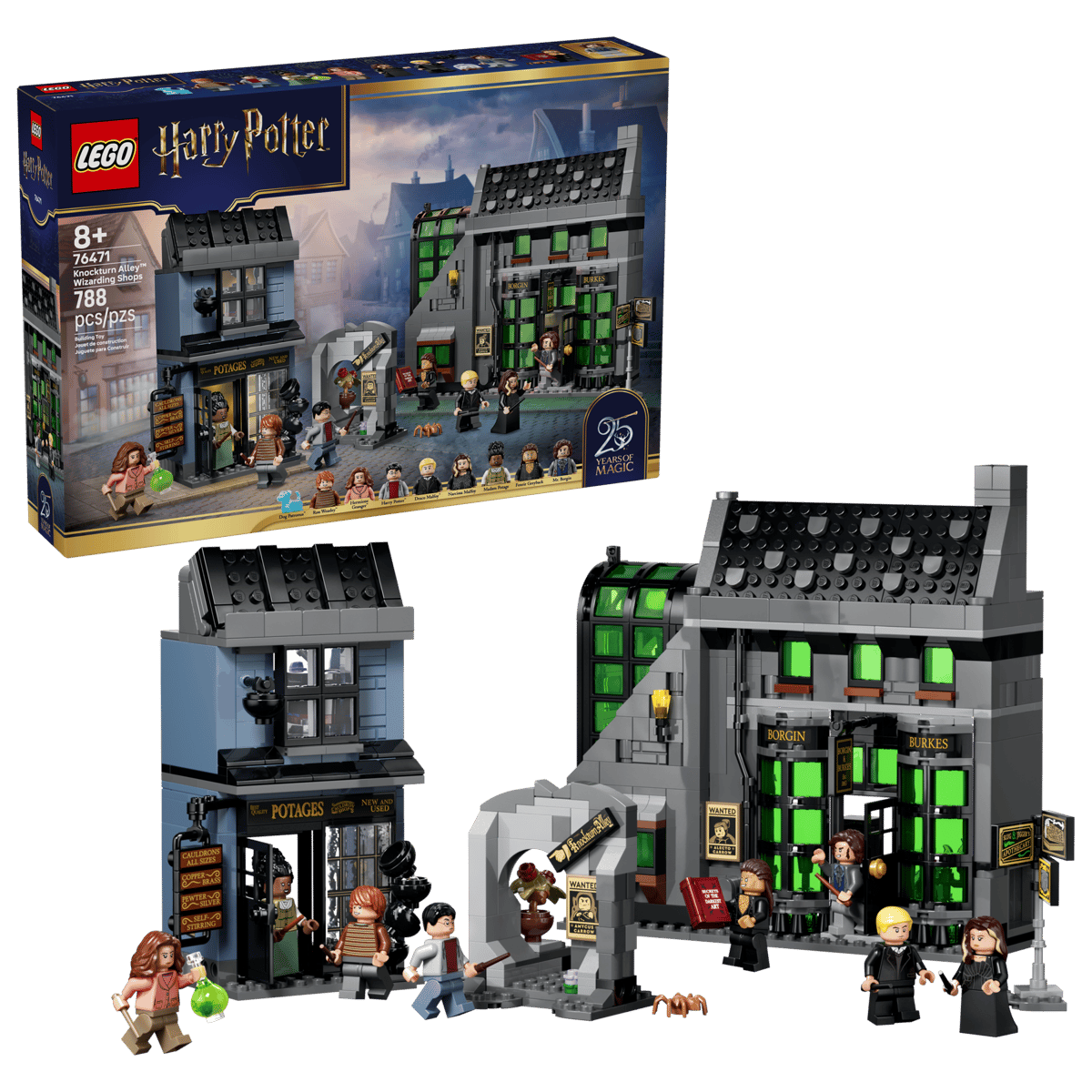 LEGO Harry Potter 76471 Knockturn Alley Wizarding Shops