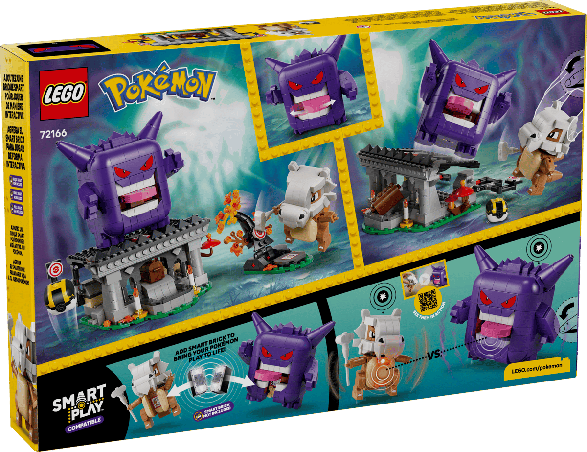 LEGO Pokémon 72166 Smart Play Cubone and Gengar's Spooky Showdown