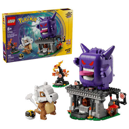 LEGO Pokémon 72166 Smart Play Cubone and Gengar's Spooky Showdown