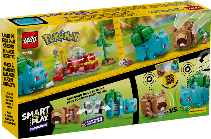 LEGO Pokemon Smart Play 72155Berry Bash with Bulbasuar and Bidoof