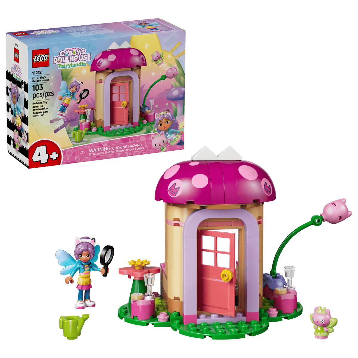 LEGO Gabby's Dollhouse 11212 Kitty Fairy's Garden House