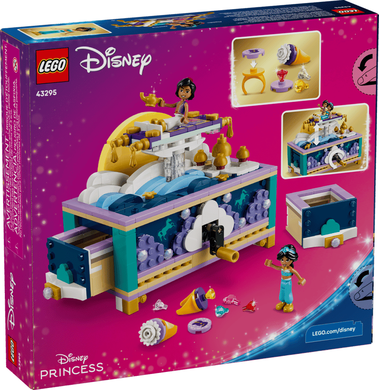 LEGO Disney 43295 Jasmine's Jewelry Box