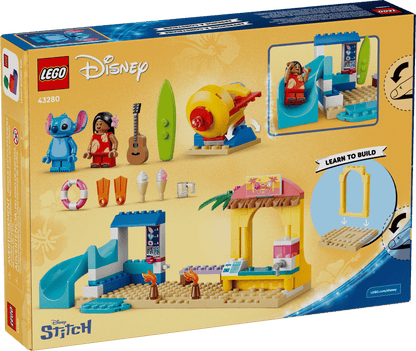 LEGO Disney 43280 Beach Fun with Lilo & Stitch