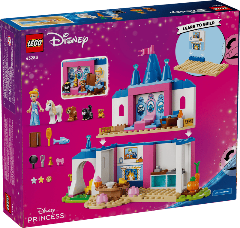 LEGO Disney 43283 Cinderella Animal Friends Castle