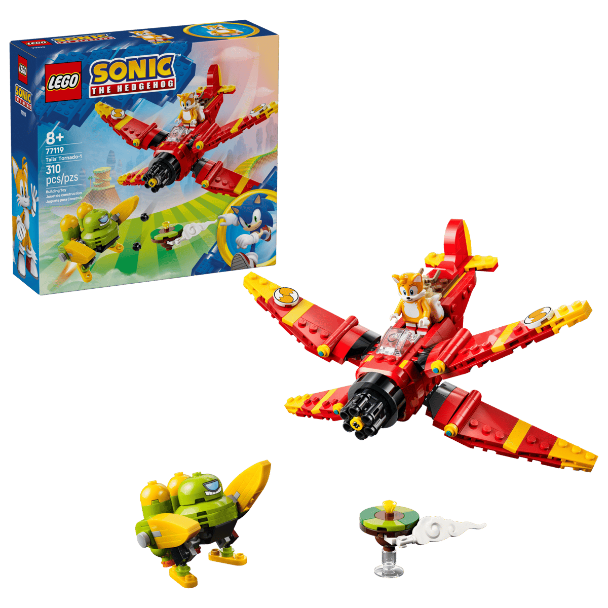 LEGO Sonic The Hedgehog 77119 Tails' Tornado-1