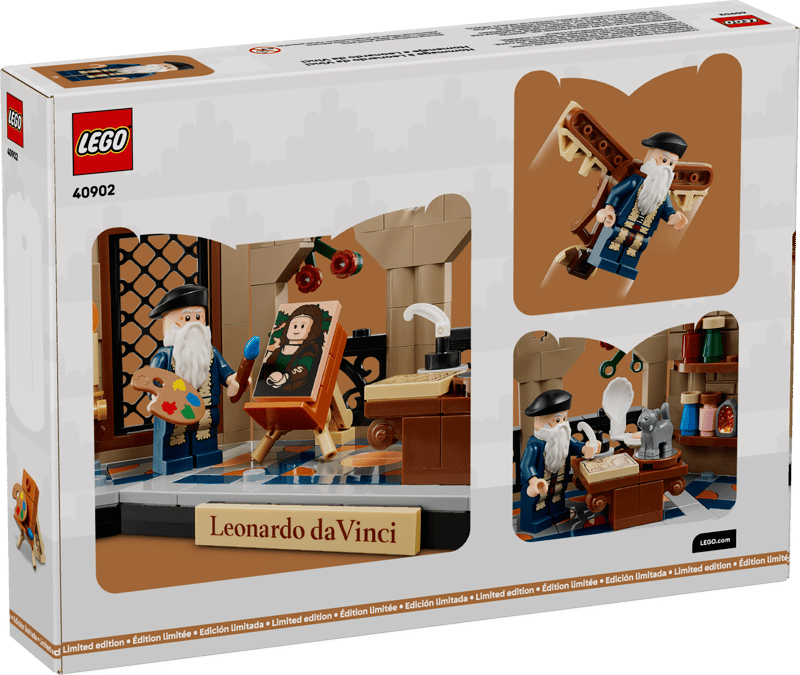 LEGO 40902 Tribute to Leonardo da Vinci