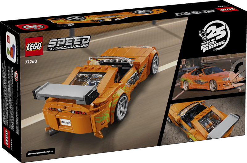 LEGO Speed Champions 77260 The Fast and The Furious Toyota Supra MK4