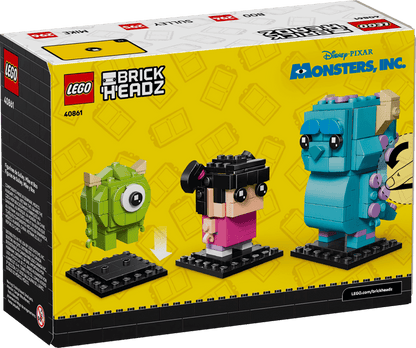 LEGO BrickHeadz 40861 Monsters Inc Sulley, Mike and Boo Figures