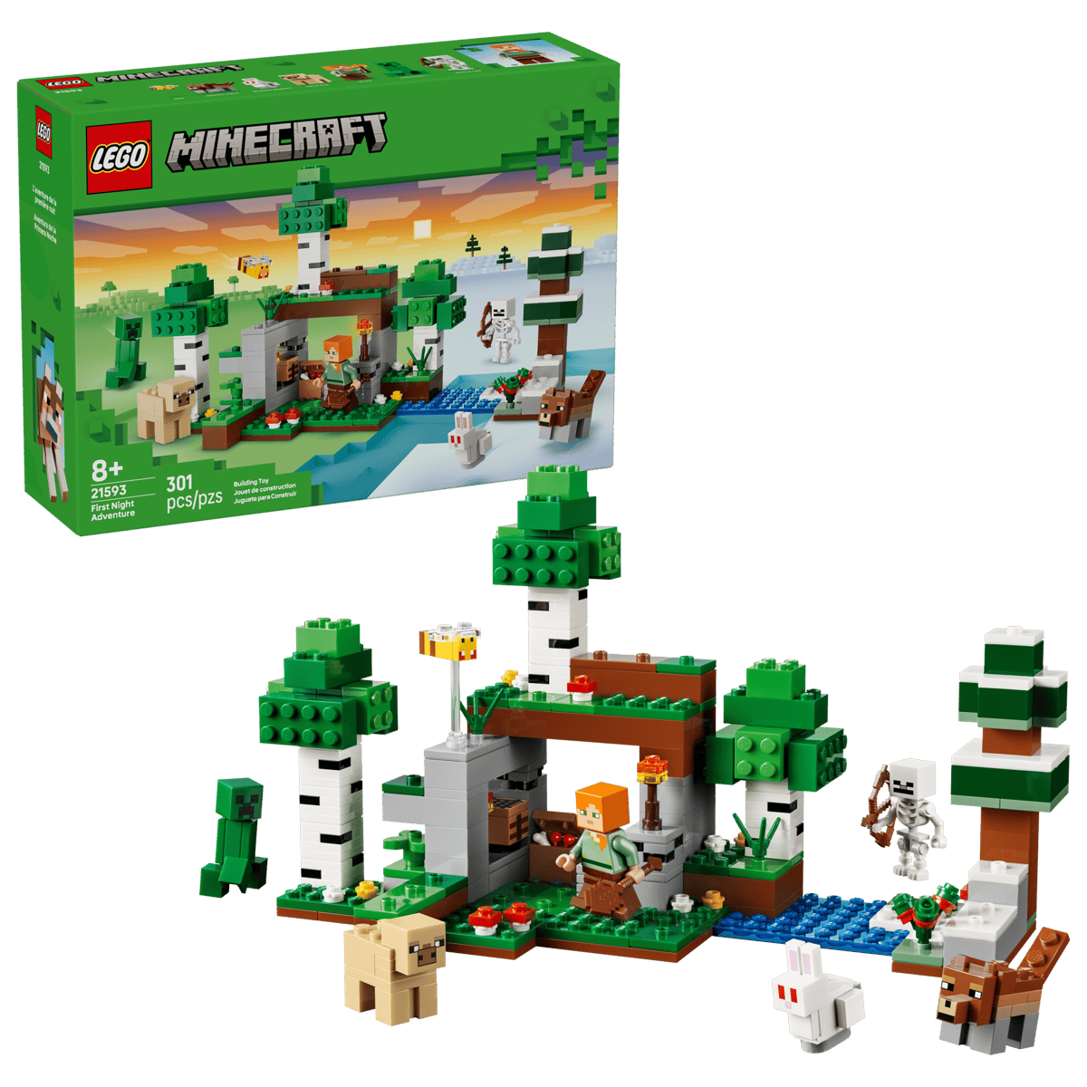 LEGO Minecraft 21593 First Night Adventure