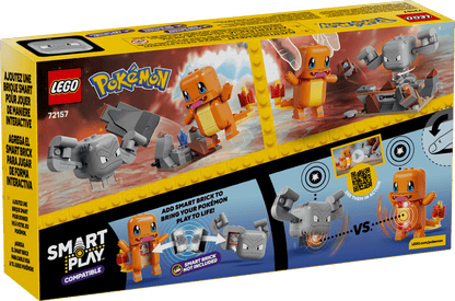 LEGO Smart Play Pokemon 72157 Charmander and Geodude cavern clash