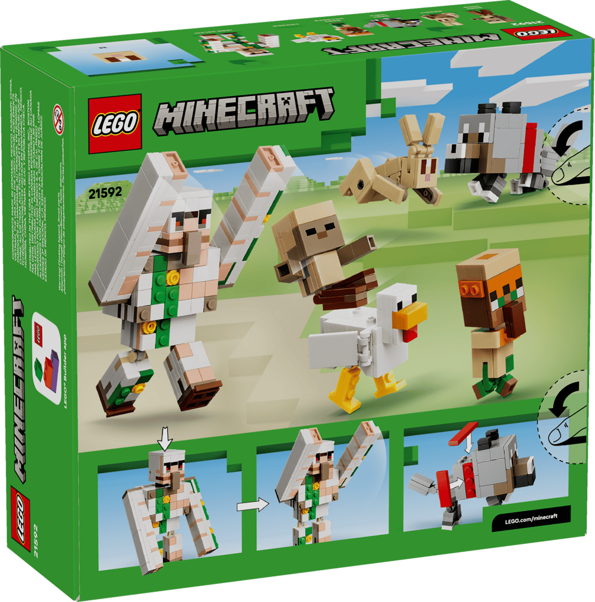 LEGO Minecraft 21592 Chicken Jockey Desert Attack