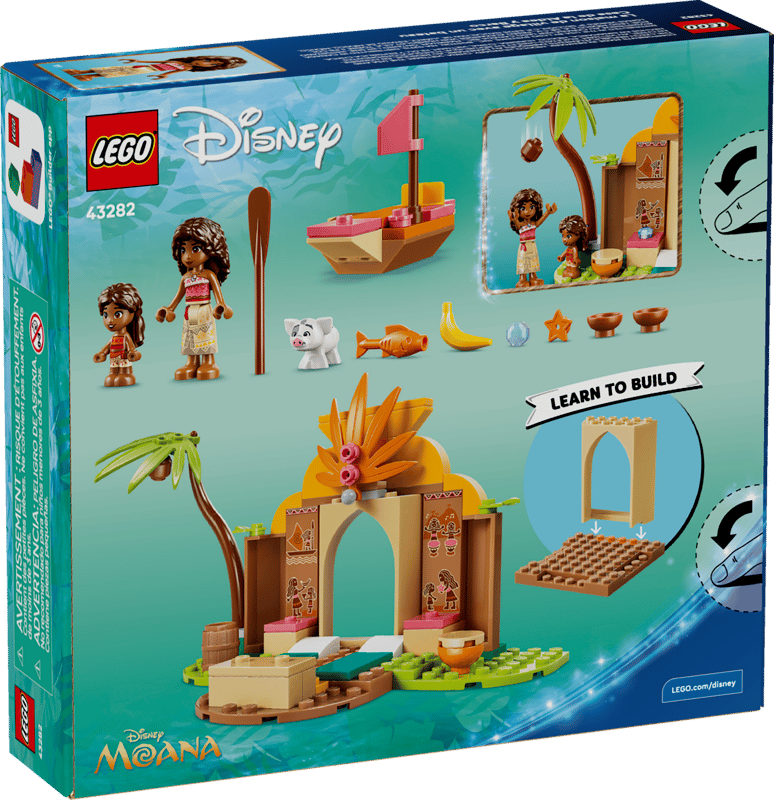 LEGO Disney 43282 Moana Village House & Boat