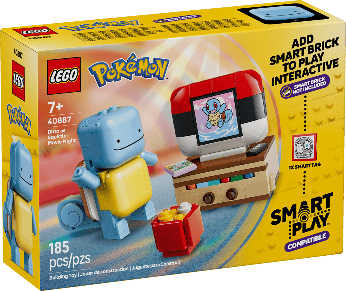 LEGO Pokémon 40887 Ditto as Squirtle: Movie Night