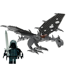 Custom Fell Beast w/ Ringwraith Minifig - B3 Customs LOTR Building Set