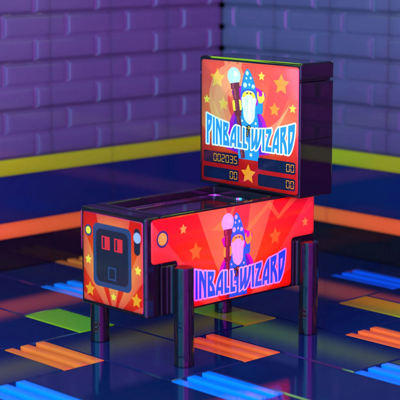 Pinball Wizard - B3 Customs Pinball Arcade Machine Building Set