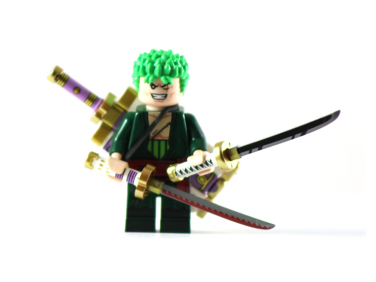 Pirate Z - BigKidBrix Custom Printed Minifig