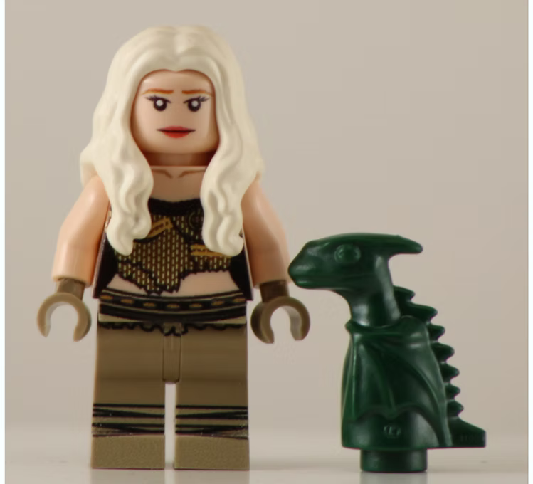 Danerys Queen Of Dragons - BigKidBrix Custom Printed Minifigure