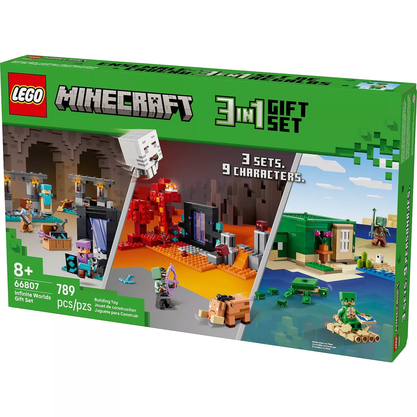 LEGO Minecraft 66807 Infinite Worlds Gift Set