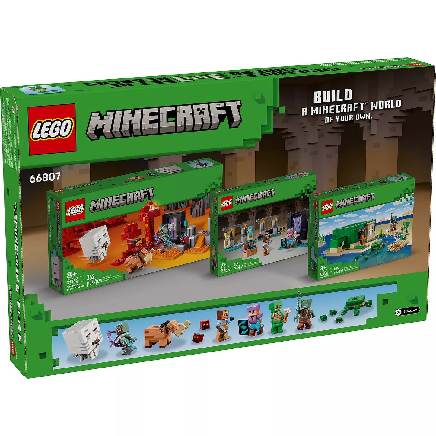 LEGO Minecraft 66807 Infinite Worlds Gift Set