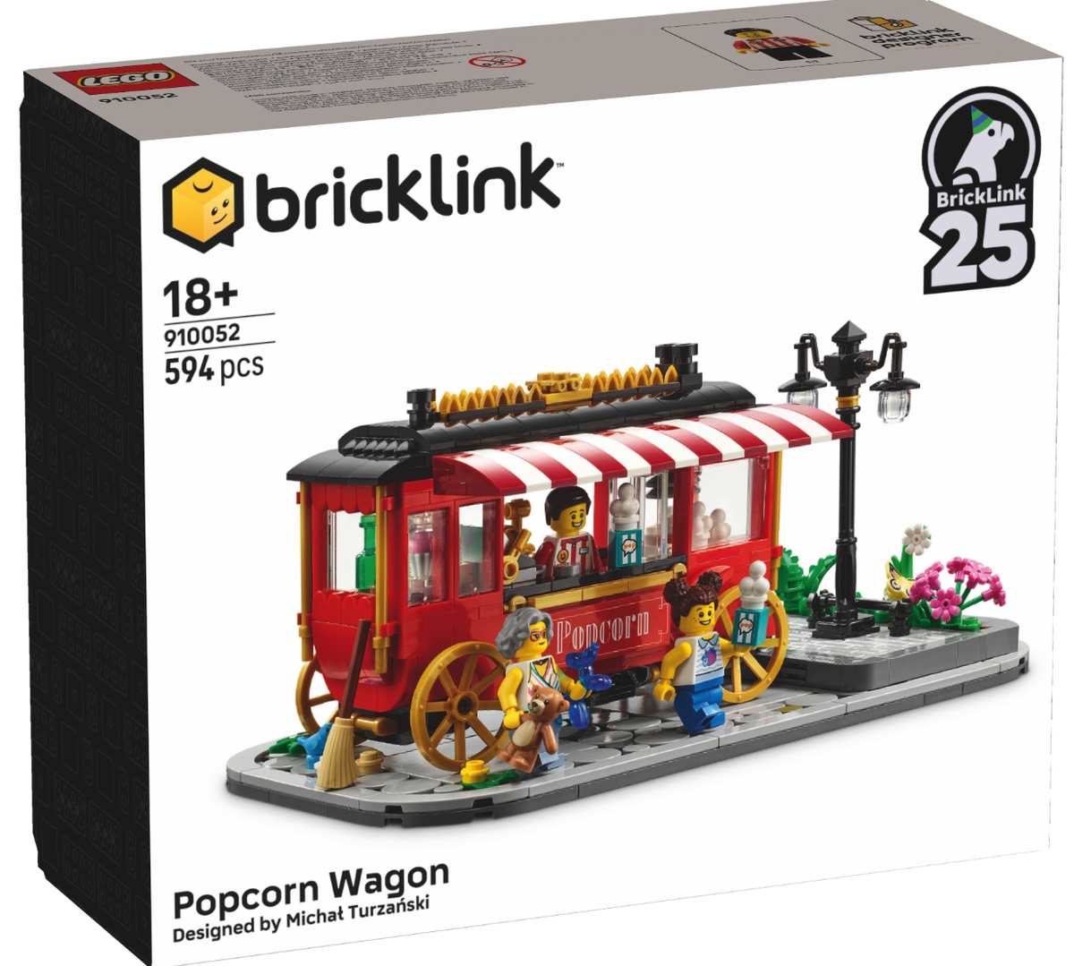 LEGO Bricklink Designer Program 910052 Series 5: Popcorn Wagon