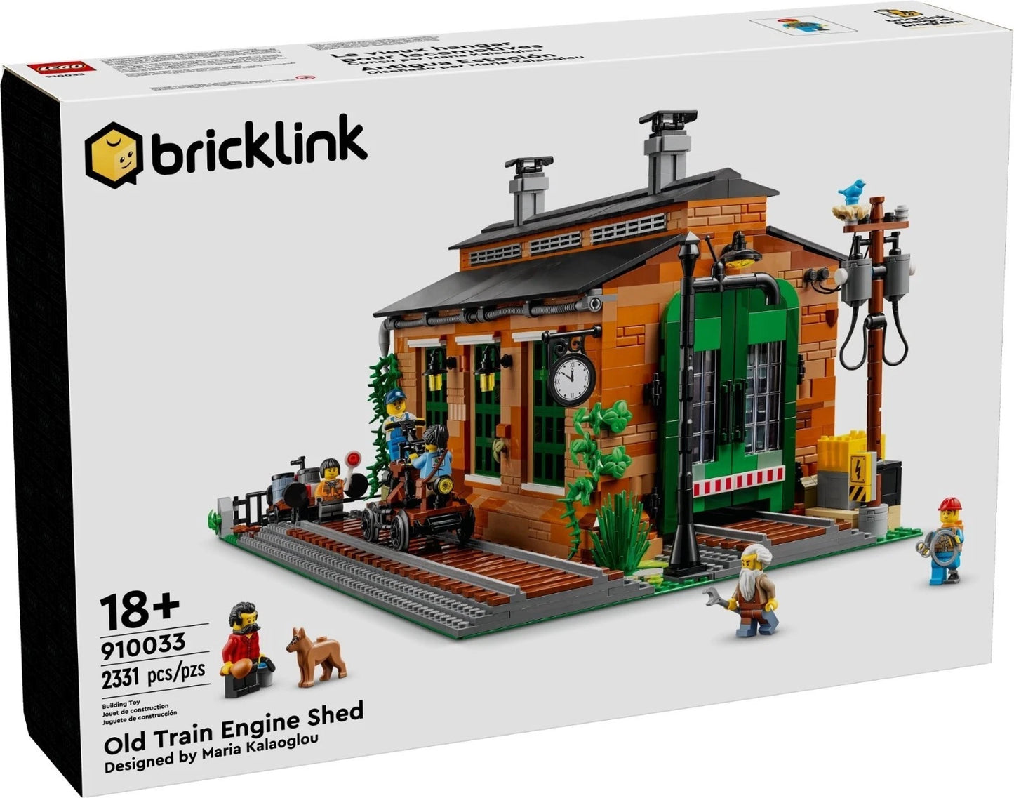 LEGO Bricklink Designer Program 910033  Series 1: Old Train Engine Shed