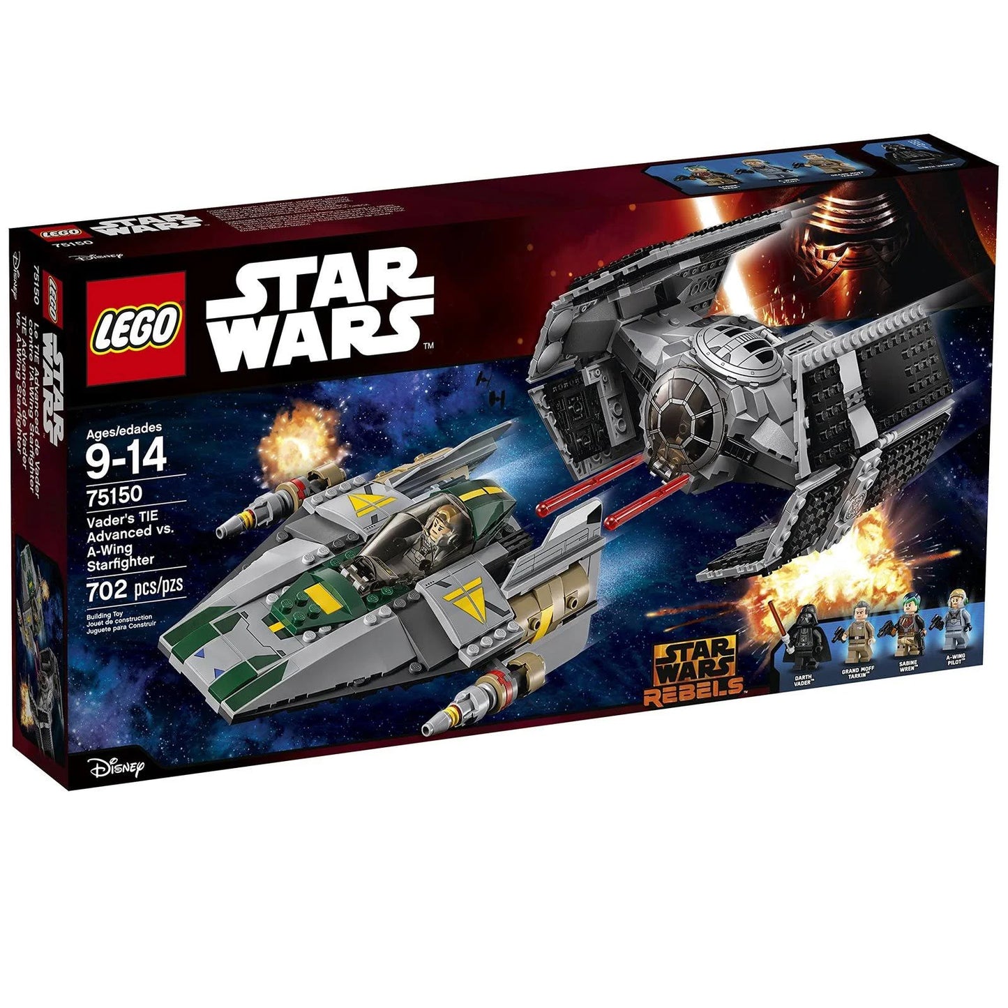 LEGO Star Wars 75150 Vader's TIE Advanced vs. A-Wing Starfighter