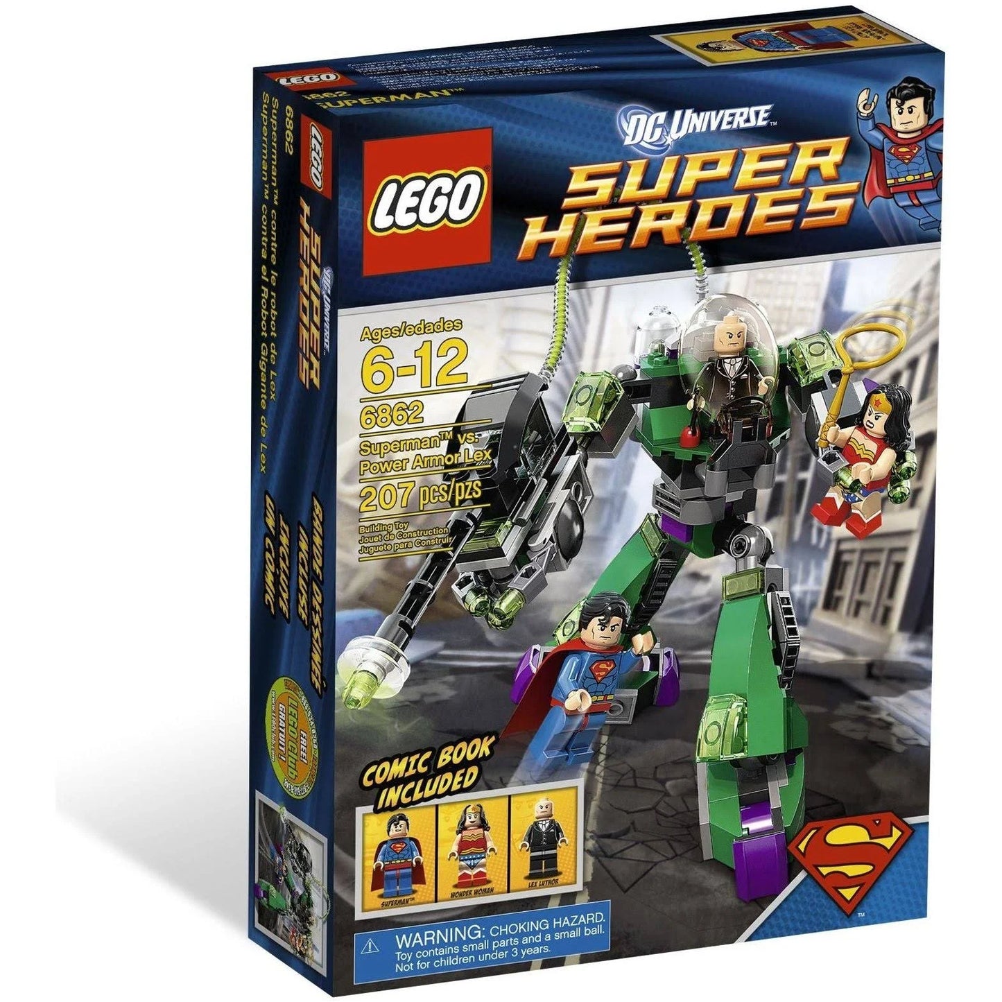 LEGO DC Universe 6862 Superman vs. Power Armor Lex