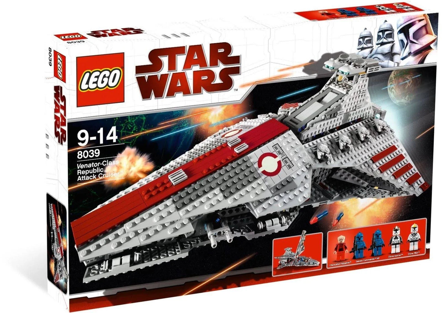 LEGO Star Wars 8039 Venator-Class Republic Attack Cruiser