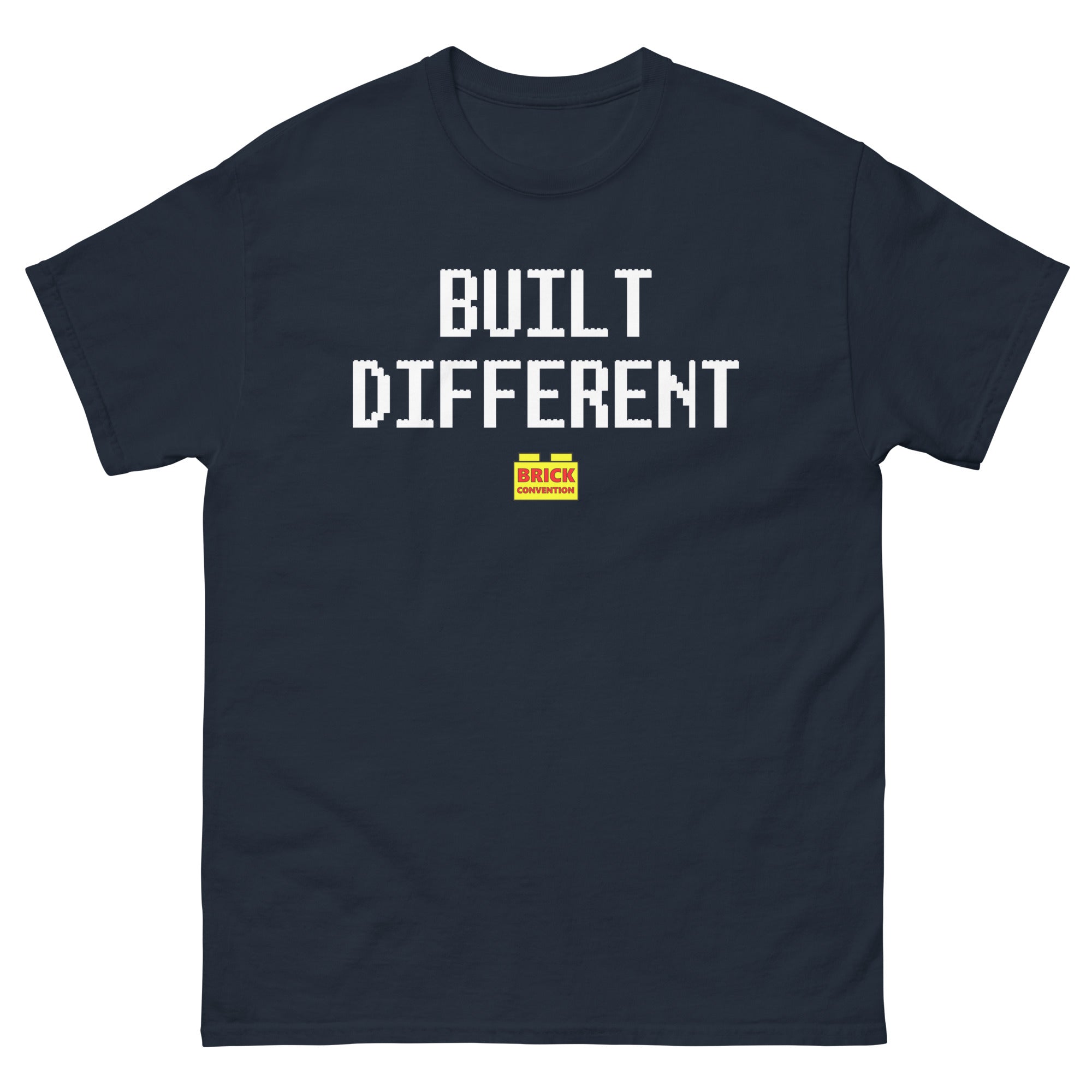 Adult BUILT DIFFERENT Brick Convention T-Shirt – BRICK STORE