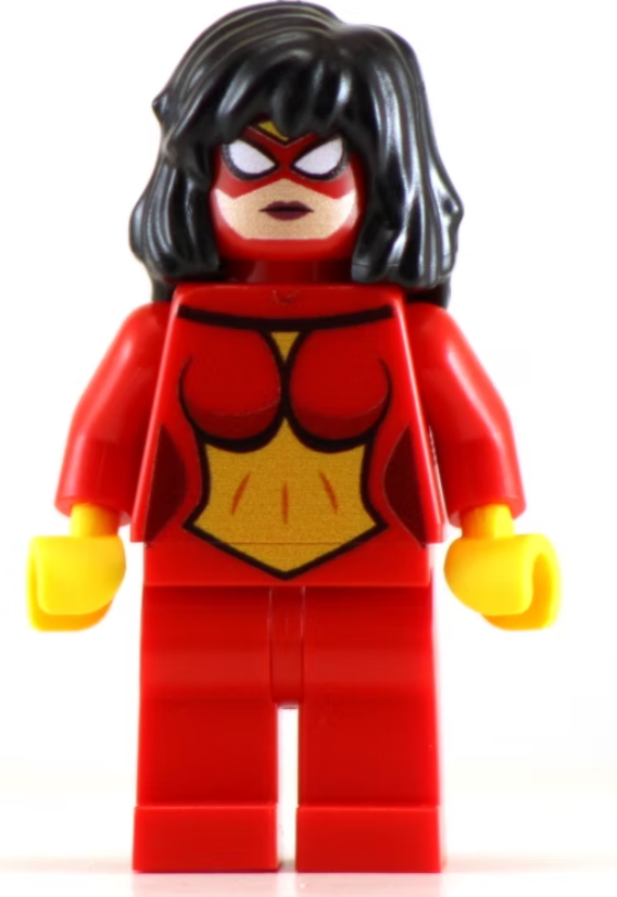Web Woman - BigKidBrix Custom Printed Minifig